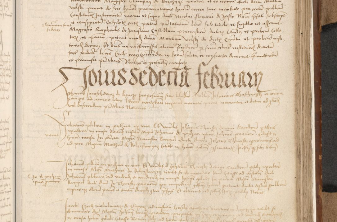 Zdjęcie nr 428 dla obiektu archiwalnego: [Acta actorum vicarialia coram Johanne de Goslaw]