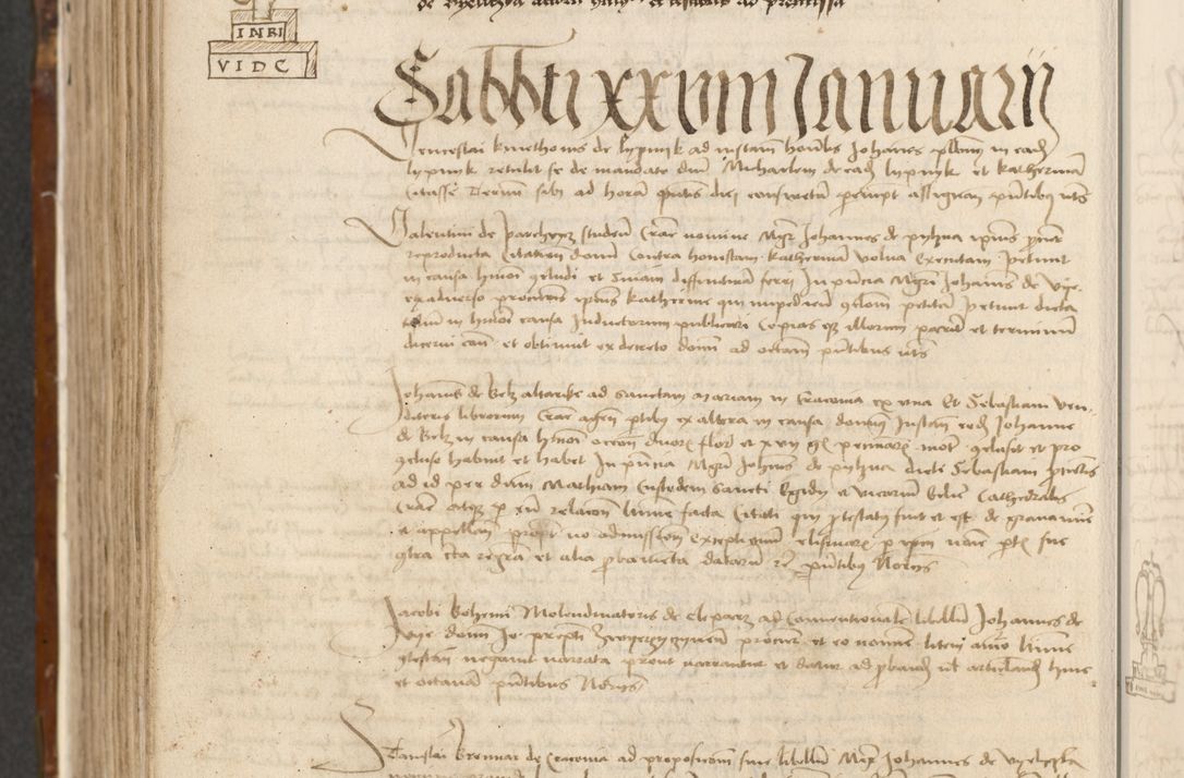 Zdjęcie nr 421 dla obiektu archiwalnego: [Acta actorum vicarialia coram Johanne de Goslaw]