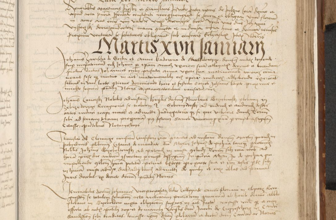 Zdjęcie nr 414 dla obiektu archiwalnego: [Acta actorum vicarialia coram Johanne de Goslaw]