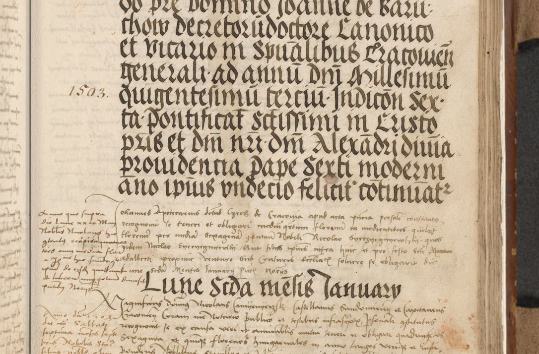 Zdjęcie nr 408 dla obiektu archiwalnego: [Acta actorum vicarialia coram Johanne de Goslaw]