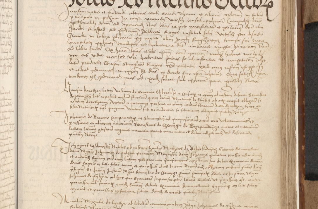 Zdjęcie nr 400 dla obiektu archiwalnego: [Acta actorum vicarialia coram Johanne de Goslaw]