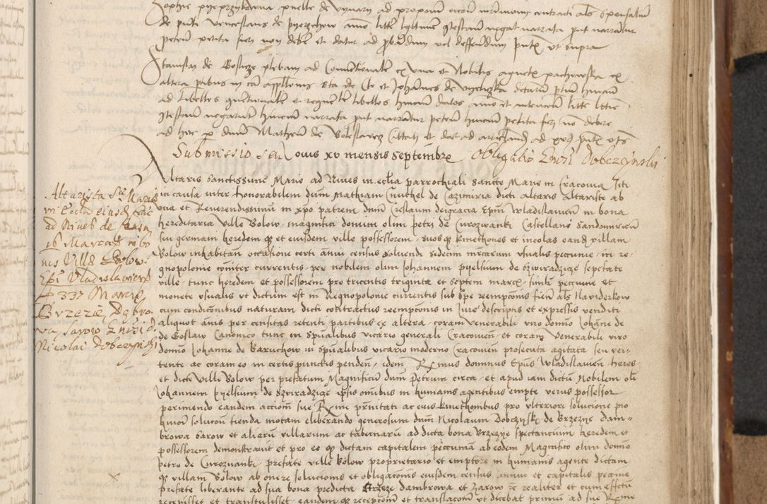 Zdjęcie nr 390 dla obiektu archiwalnego: [Acta actorum vicarialia coram Johanne de Goslaw]