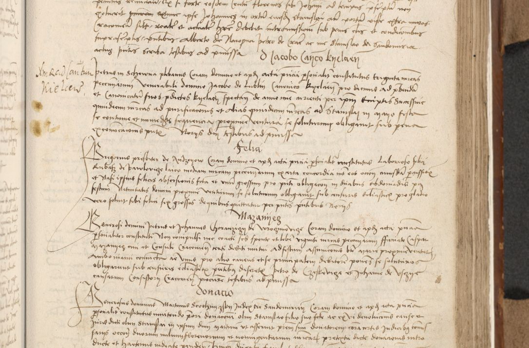 Zdjęcie nr 352 dla obiektu archiwalnego: [Acta actorum vicarialia coram Johanne de Goslaw]