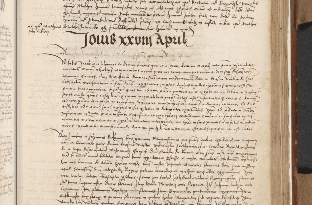 Zdjęcie nr 312 dla obiektu archiwalnego: [Acta actorum vicarialia coram Johanne de Goslaw]