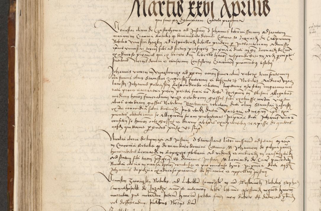 Zdjęcie nr 311 dla obiektu archiwalnego: [Acta actorum vicarialia coram Johanne de Goslaw]