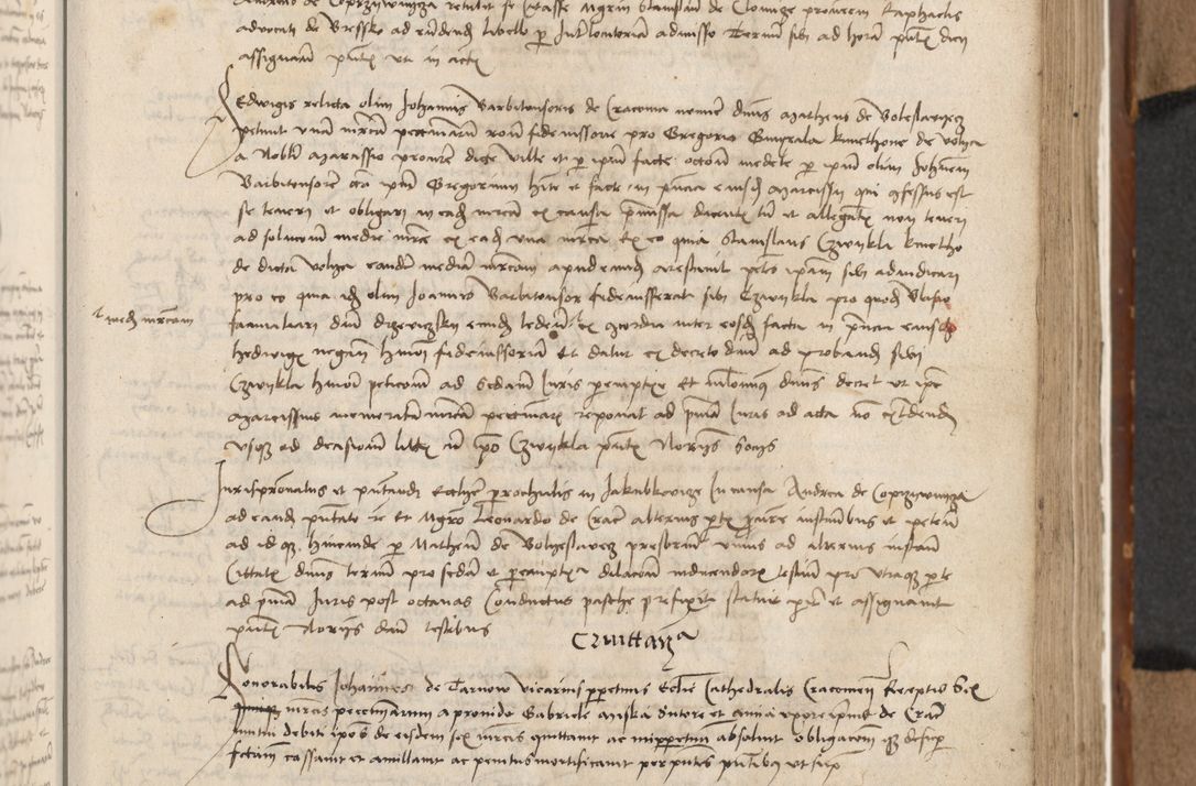 Zdjęcie nr 288 dla obiektu archiwalnego: [Acta actorum vicarialia coram Johanne de Goslaw]