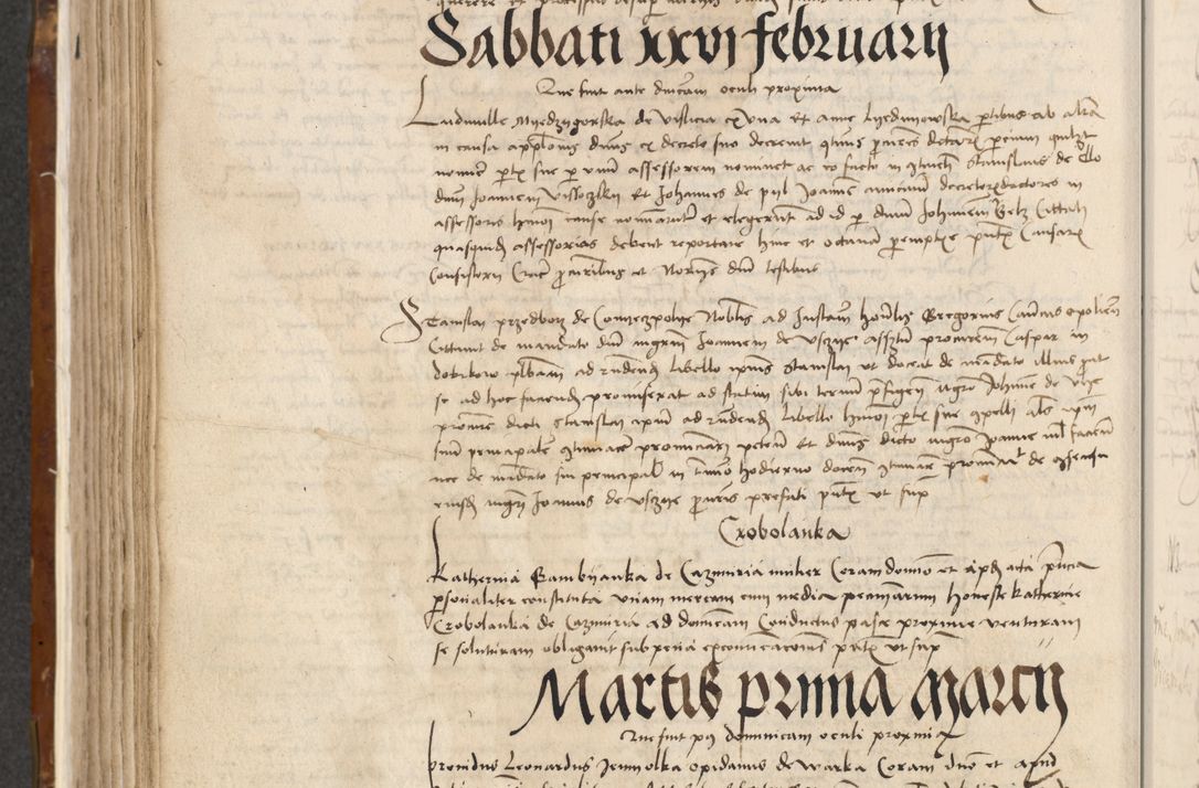 Zdjęcie nr 285 dla obiektu archiwalnego: [Acta actorum vicarialia coram Johanne de Goslaw]