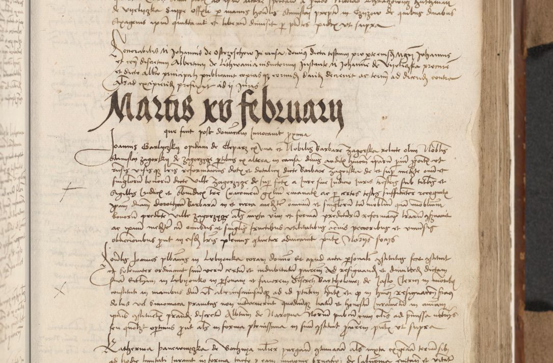 Zdjęcie nr 278 dla obiektu archiwalnego: [Acta actorum vicarialia coram Johanne de Goslaw]