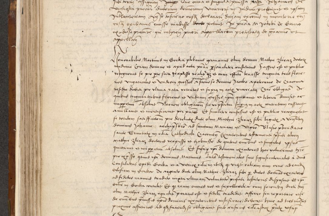 Zdjęcie nr 221 dla obiektu archiwalnego: [Acta actorum vicarialia coram Johanne de Goslaw]