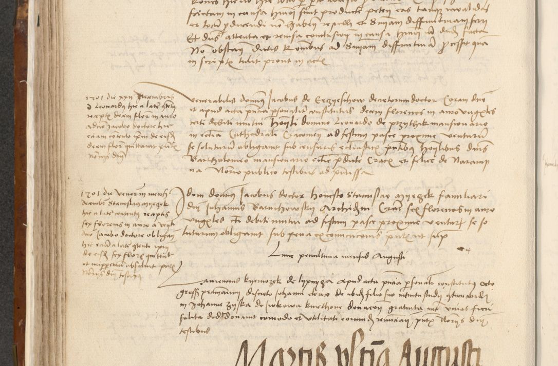 Zdjęcie nr 187 dla obiektu archiwalnego: [Acta actorum vicarialia coram Johanne de Goslaw]