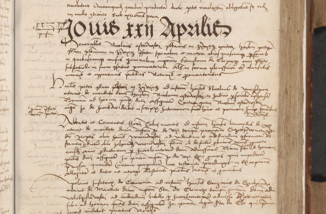 Zdjęcie nr 110 dla obiektu archiwalnego: [Acta actorum vicarialia coram Johanne de Goslaw]