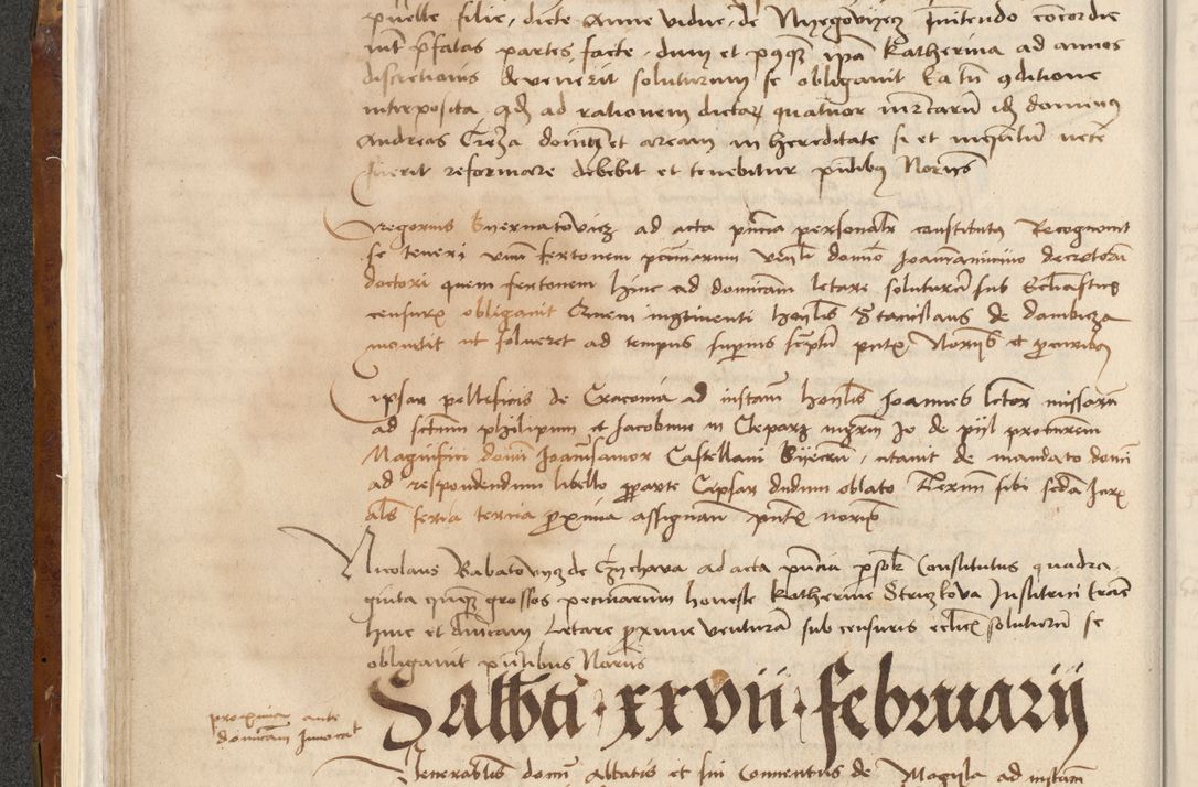 Zdjęcie nr 61 dla obiektu archiwalnego: [Acta actorum vicarialia coram Johanne de Goslaw]