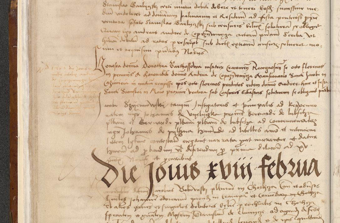 Zdjęcie nr 57 dla obiektu archiwalnego: [Acta actorum vicarialia coram Johanne de Goslaw]