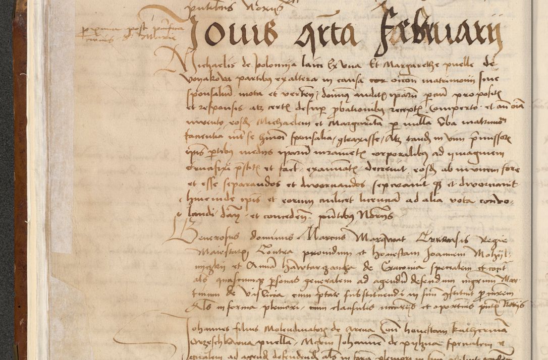 Zdjęcie nr 39 dla obiektu archiwalnego: [Acta actorum vicarialia coram Johanne de Goslaw]