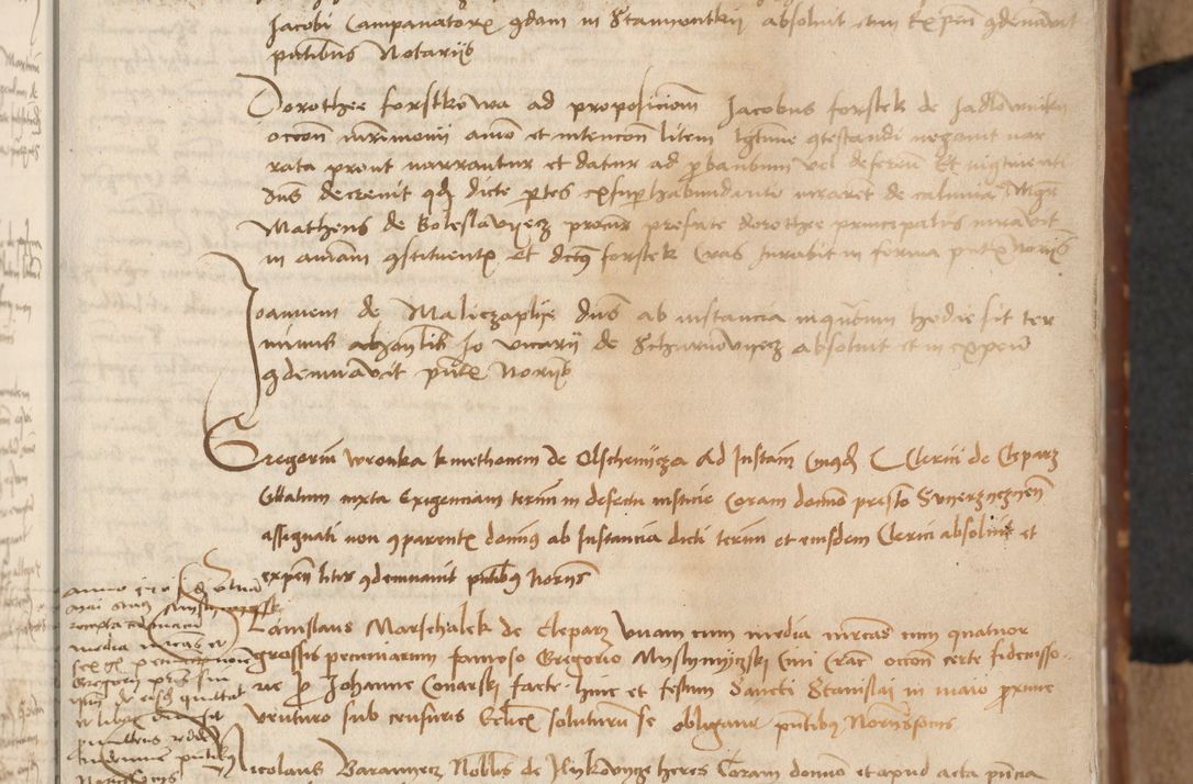 Zdjęcie nr 34 dla obiektu archiwalnego: [Acta actorum vicarialia coram Johanne de Goslaw]