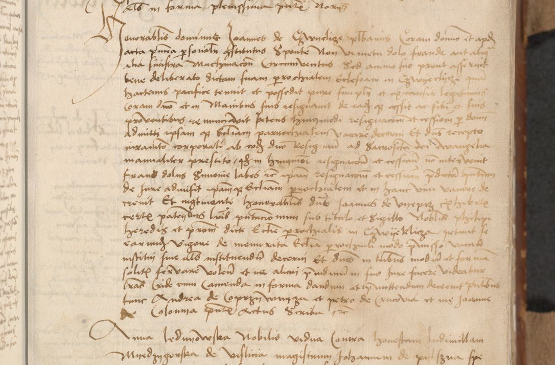 Zdjęcie nr 32 dla obiektu archiwalnego: [Acta actorum vicarialia coram Johanne de Goslaw]