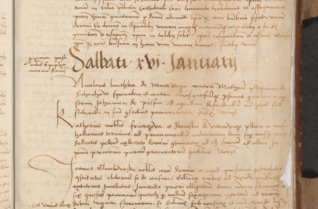 Zdjęcie nr 22 dla obiektu archiwalnego: [Acta actorum vicarialia coram Johanne de Goslaw]