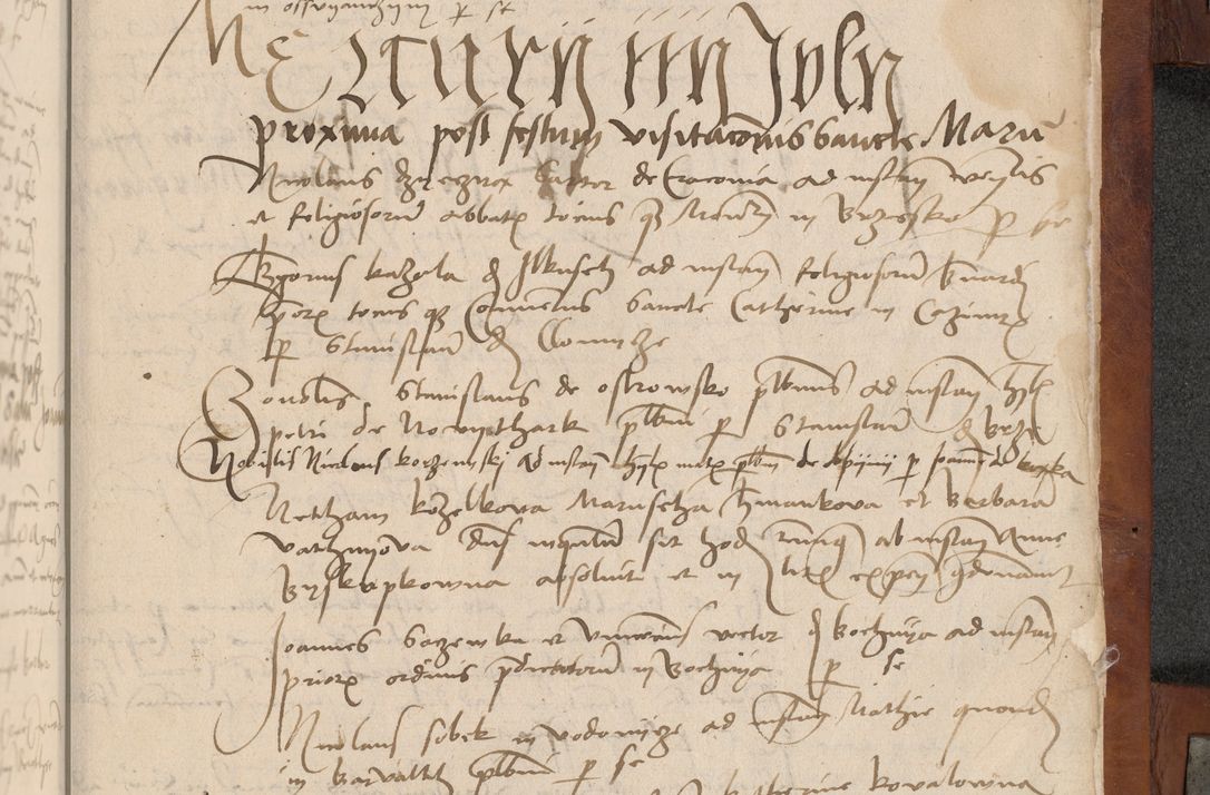 Zdjęcie nr 281 dla obiektu archiwalnego: [Acta pronuntiationum officialia coram Valentino de Ilkusch]