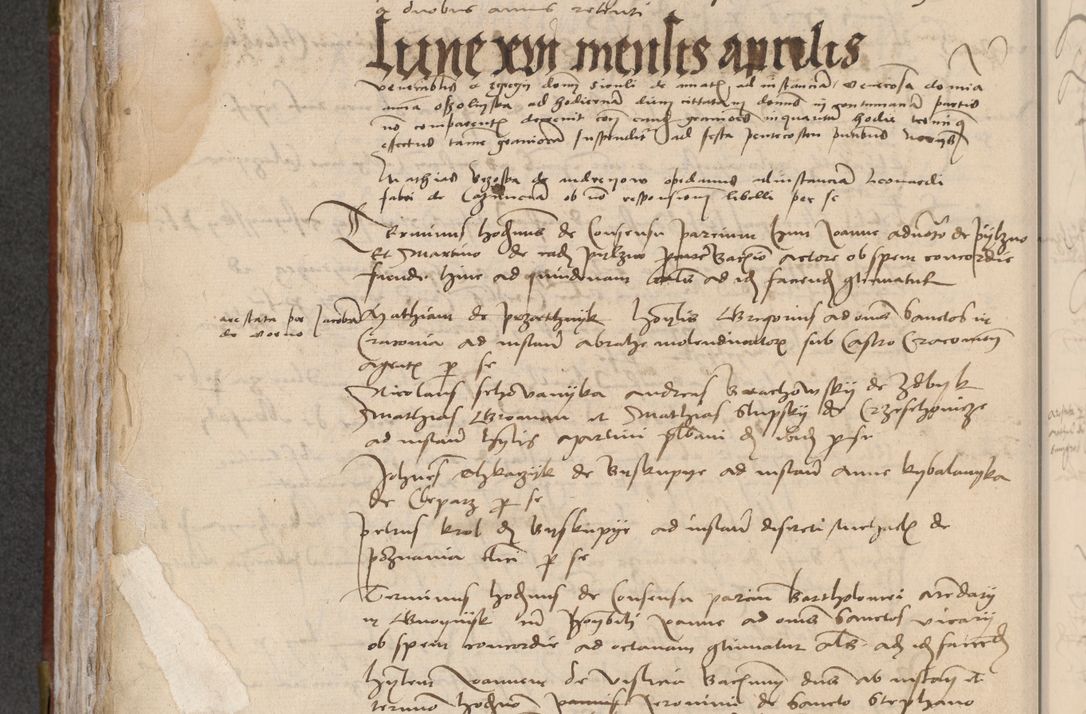 Zdjęcie nr 262 dla obiektu archiwalnego: [Acta pronuntiationum officialia coram Valentino de Ilkusch]