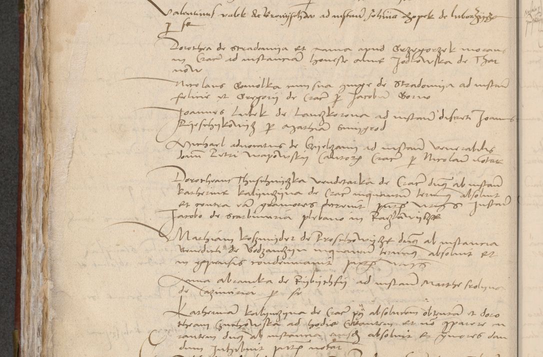 Zdjęcie nr 256 dla obiektu archiwalnego: [Acta pronuntiationum officialia coram Valentino de Ilkusch]