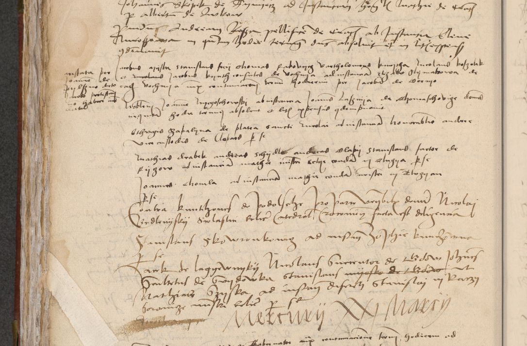 Zdjęcie nr 258 dla obiektu archiwalnego: [Acta pronuntiationum officialia coram Valentino de Ilkusch]