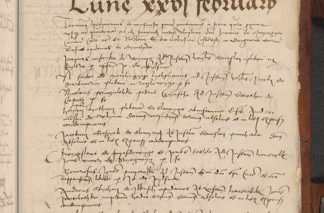 Zdjęcie nr 251 dla obiektu archiwalnego: [Acta pronuntiationum officialia coram Valentino de Ilkusch]