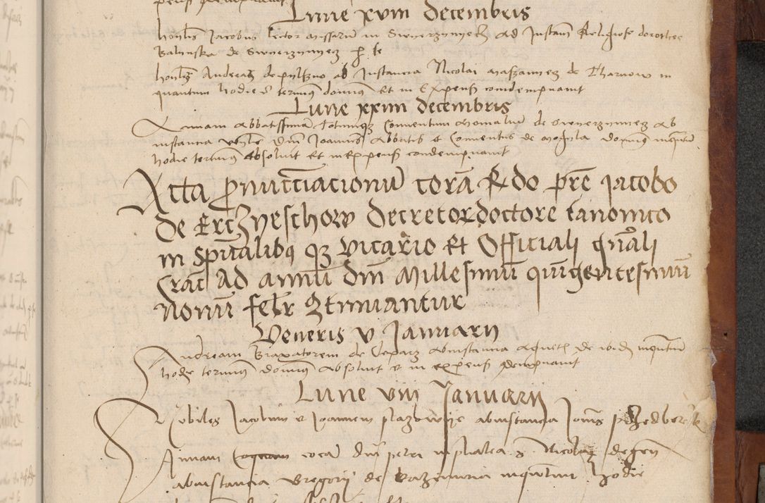 Zdjęcie nr 243 dla obiektu archiwalnego: [Acta pronuntiationum officialia coram Valentino de Ilkusch]