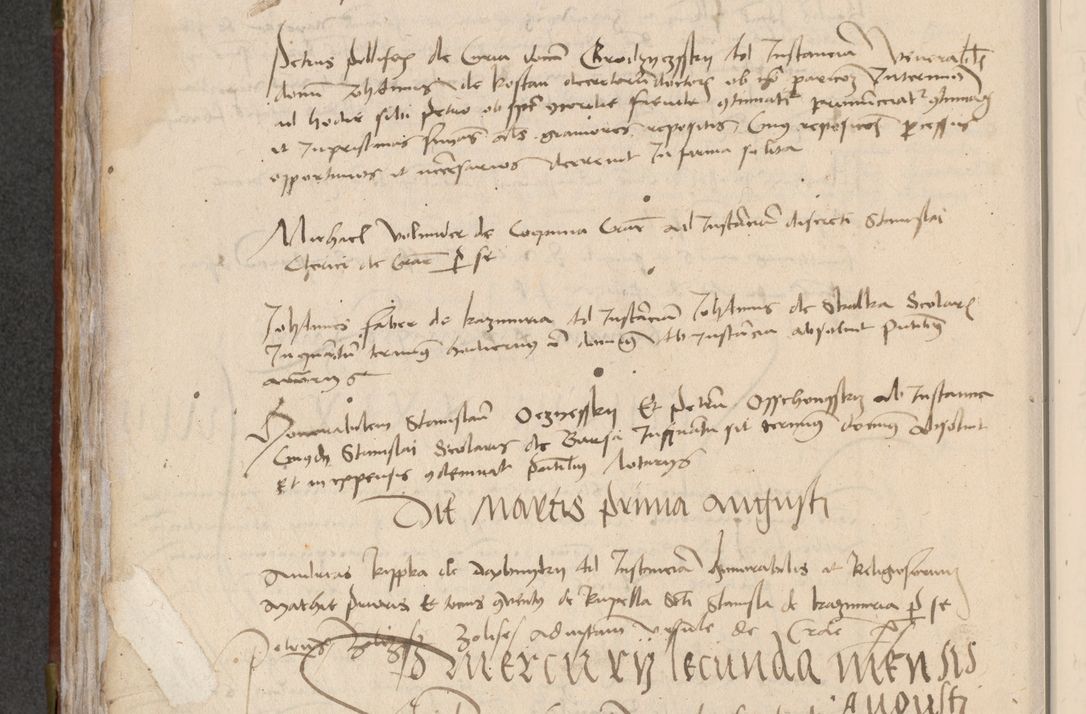 Zdjęcie nr 234 dla obiektu archiwalnego: [Acta pronuntiationum officialia coram Valentino de Ilkusch]