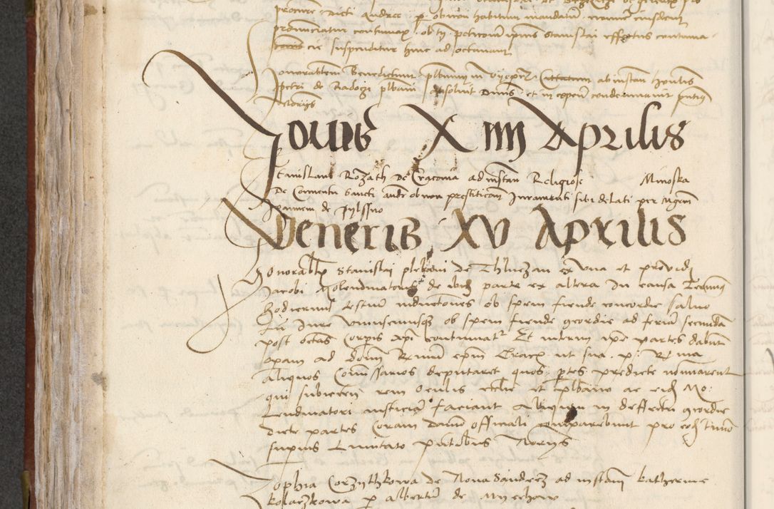 Zdjęcie nr 210 dla obiektu archiwalnego: [Acta pronuntiationum officialia coram Valentino de Ilkusch]