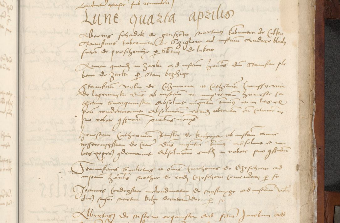 Zdjęcie nr 207 dla obiektu archiwalnego: [Acta pronuntiationum officialia coram Valentino de Ilkusch]