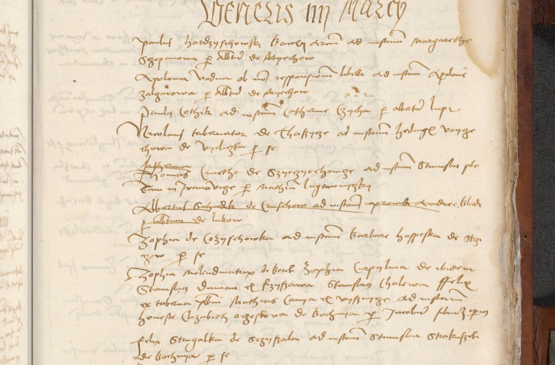 Zdjęcie nr 199 dla obiektu archiwalnego: [Acta pronuntiationum officialia coram Valentino de Ilkusch]