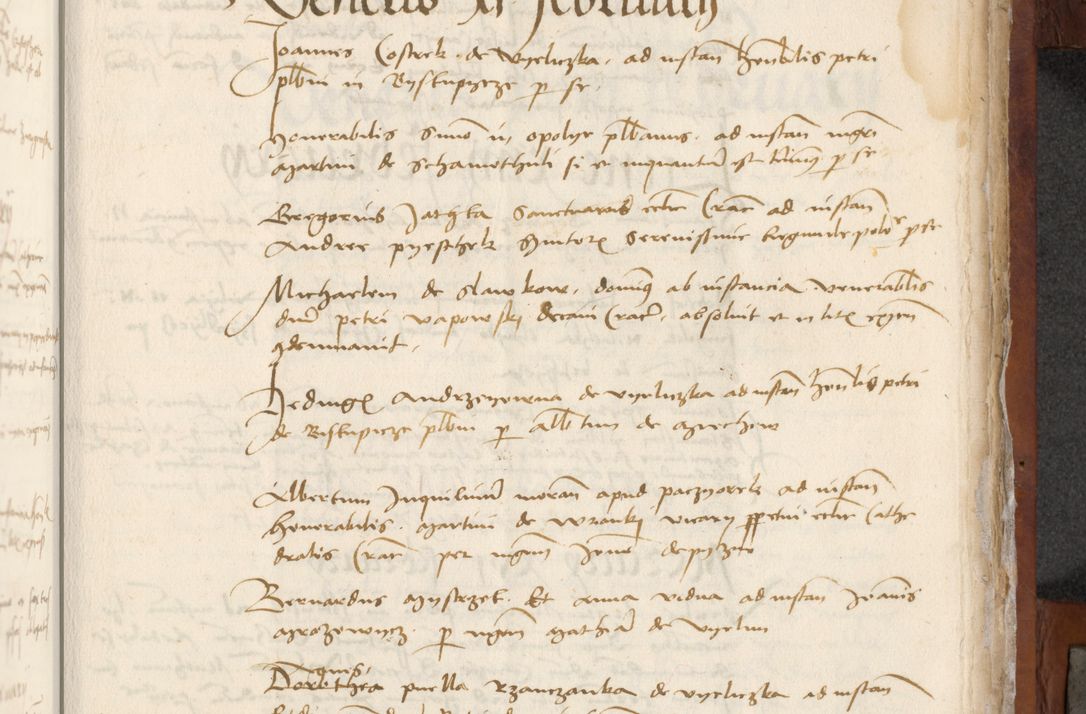 Zdjęcie nr 193 dla obiektu archiwalnego: [Acta pronuntiationum officialia coram Valentino de Ilkusch]