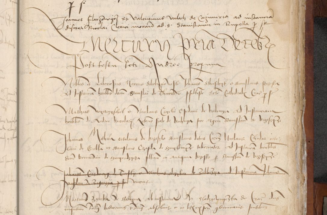 Zdjęcie nr 185 dla obiektu archiwalnego: [Acta pronuntiationum officialia coram Valentino de Ilkusch]