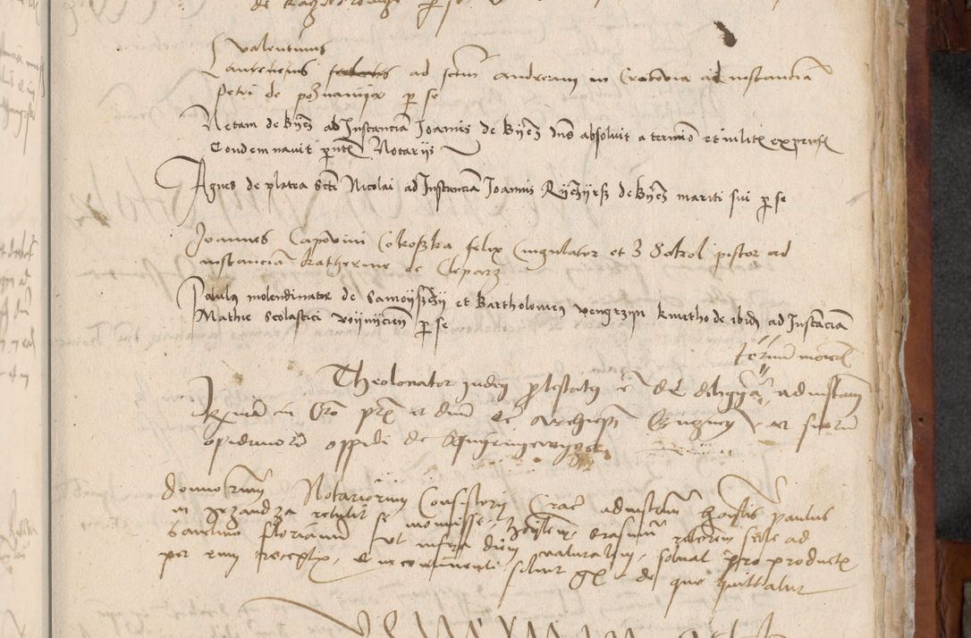 Zdjęcie nr 115 dla obiektu archiwalnego: [Acta pronuntiationum officialia coram Valentino de Ilkusch]