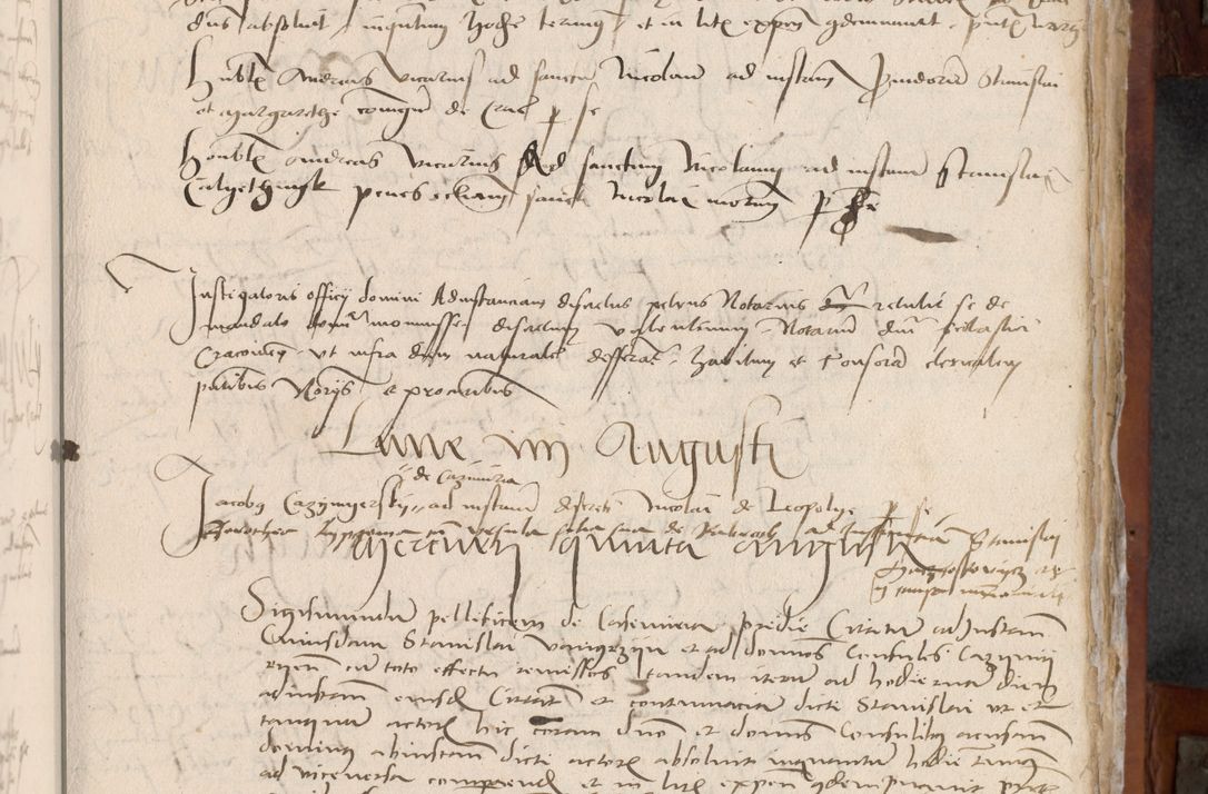 Zdjęcie nr 103 dla obiektu archiwalnego: [Acta pronuntiationum officialia coram Valentino de Ilkusch]