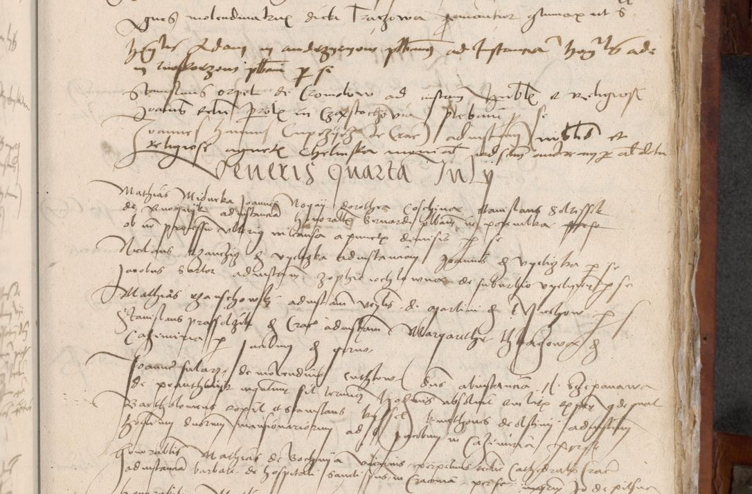 Zdjęcie nr 99 dla obiektu archiwalnego: [Acta pronuntiationum officialia coram Valentino de Ilkusch]