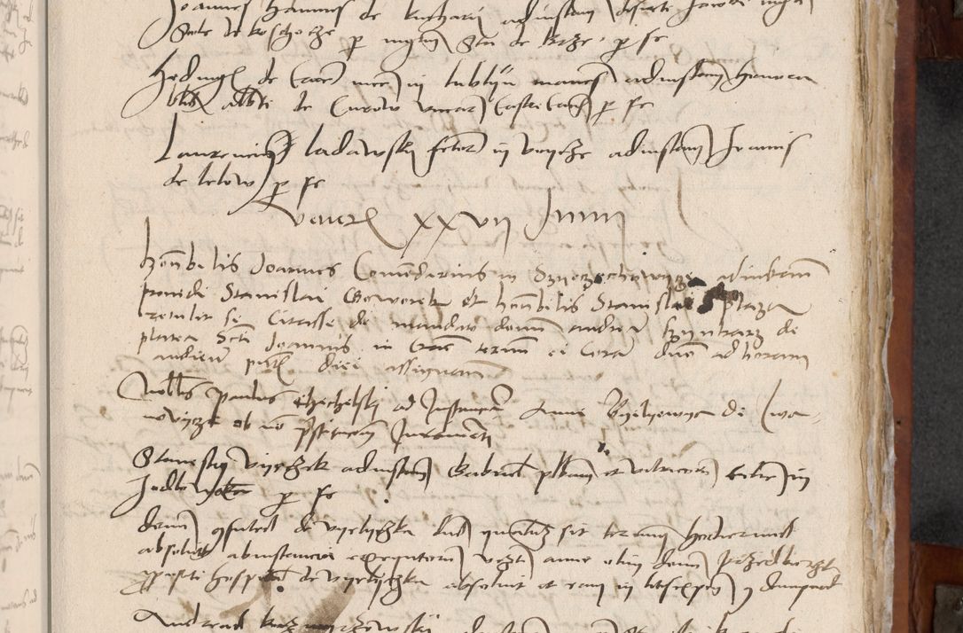 Zdjęcie nr 97 dla obiektu archiwalnego: [Acta pronuntiationum officialia coram Valentino de Ilkusch]