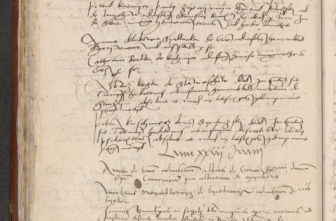 Zdjęcie nr 96 dla obiektu archiwalnego: [Acta pronuntiationum officialia coram Valentino de Ilkusch]