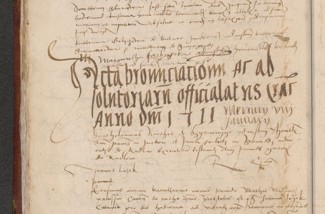 Zdjęcie nr 60 dla obiektu archiwalnego: [Acta pronuntiationum officialia coram Valentino de Ilkusch]