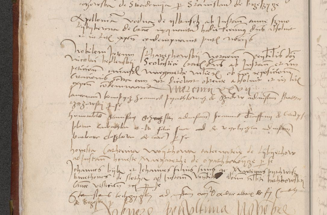 Zdjęcie nr 56 dla obiektu archiwalnego: [Acta pronuntiationum officialia coram Valentino de Ilkusch]