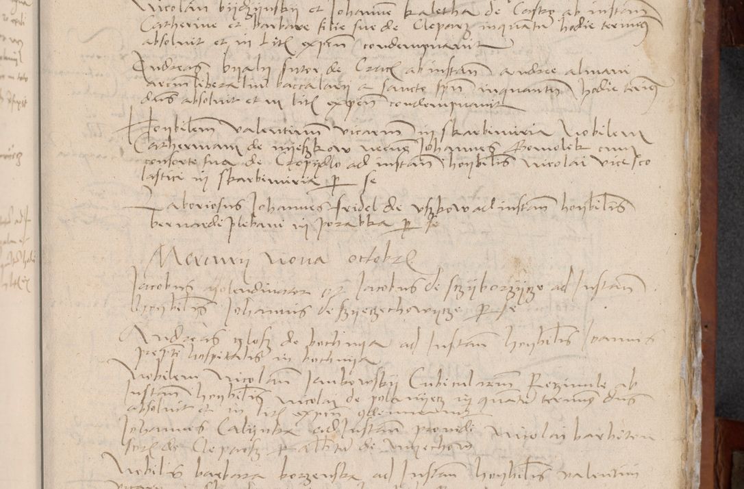 Zdjęcie nr 47 dla obiektu archiwalnego: [Acta pronuntiationum officialia coram Valentino de Ilkusch]