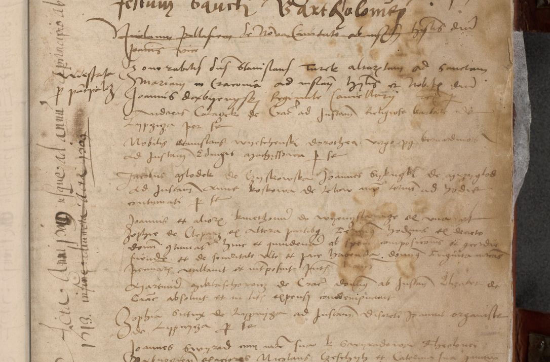 Zdjęcie nr 9 dla obiektu archiwalnego: [Acta pronuntiationum officialia coram Valentino de Ilkusch]