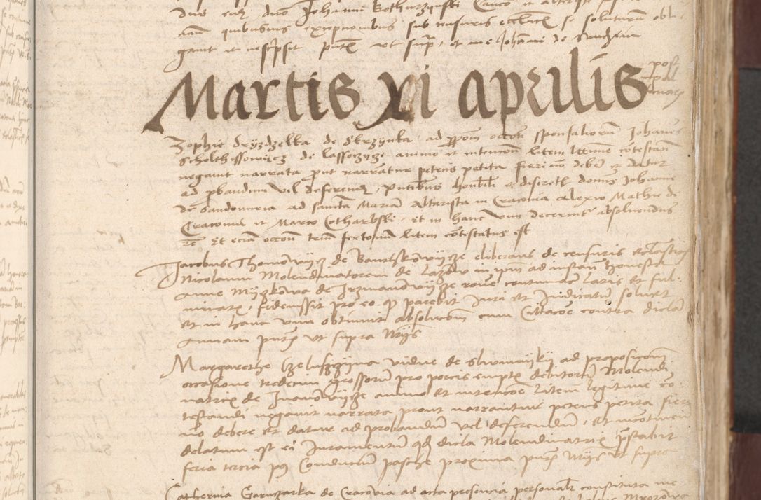 Zdjęcie nr 41 dla obiektu archiwalnego: [Acta actorum vicarialia coram Bernardino Gallo de Jadra]