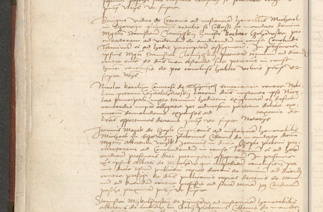 Zdjęcie nr 38 dla obiektu archiwalnego: [Acta actorum vicarialia coram Bernardino Gallo de Jadra]