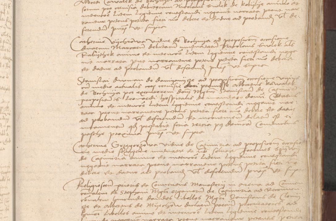 Zdjęcie nr 37 dla obiektu archiwalnego: [Acta actorum vicarialia coram Bernardino Gallo de Jadra]