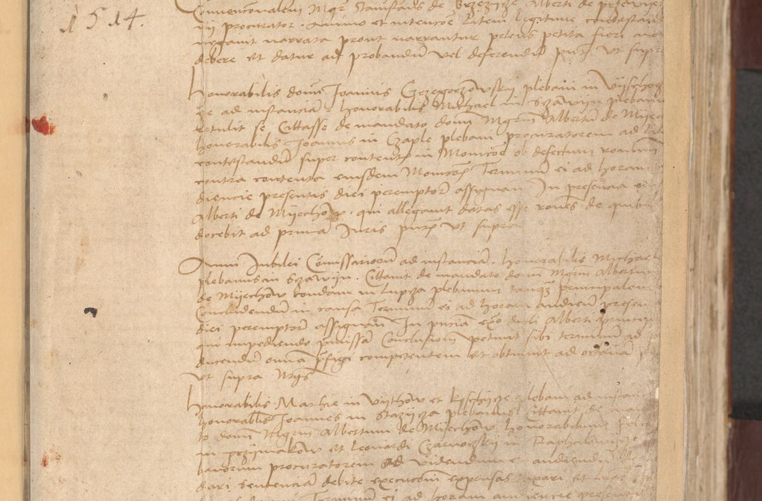 Zdjęcie nr 9 dla obiektu archiwalnego: [Acta actorum vicarialia coram Bernardino Gallo de Jadra]