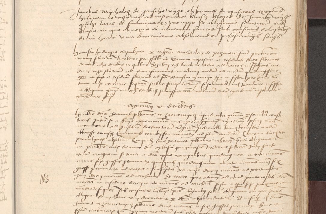 Zdjęcie nr 587 dla obiektu archiwalnego: [Acta actorum vicarialia coram Bernardino Gallo de Jadra]