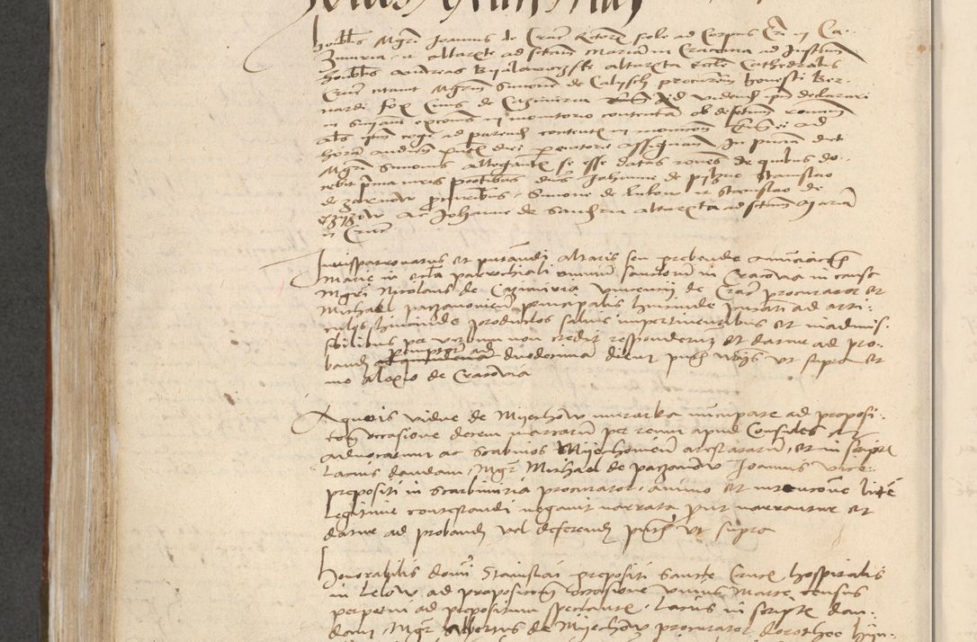 Zdjęcie nr 416 dla obiektu archiwalnego: [Acta actorum vicarialia coram Bernardino Gallo de Jadra]