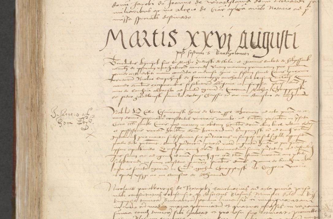 Zdjęcie nr 856 dla obiektu archiwalnego: [Acta actorum vicarialia coram Bernardino Gallo de Jadra]