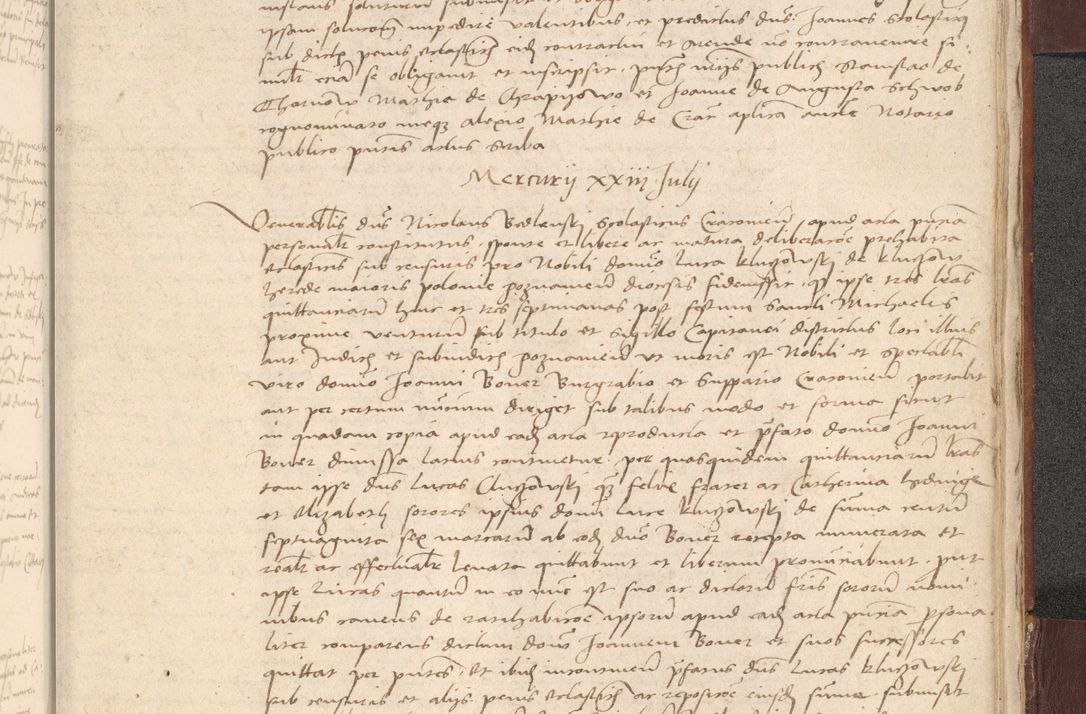 Zdjęcie nr 835 dla obiektu archiwalnego: [Acta actorum vicarialia coram Bernardino Gallo de Jadra]